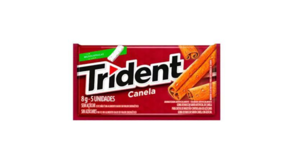 Chiclete - Trident canela 8G